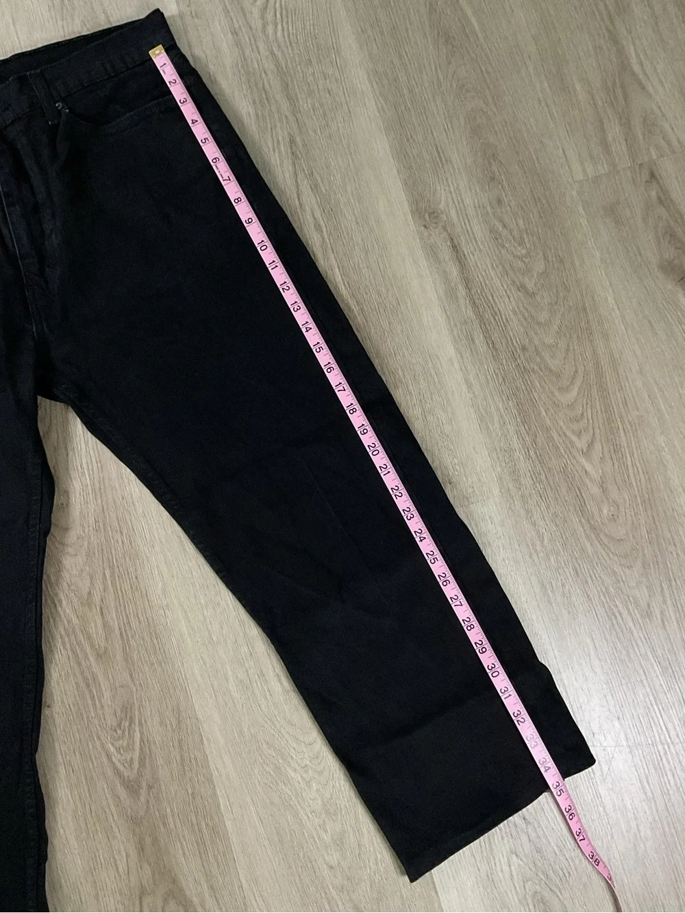 Levi's 505 Men's Black Relaxed Jeans Size 36x34 (Tailored)